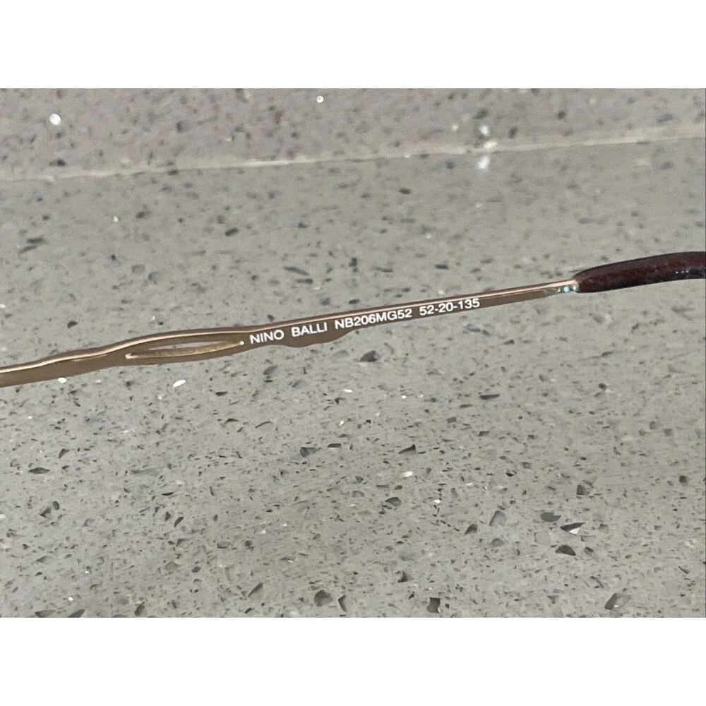 NINO BALLI NB206MG52 Eyeglasses Frames ONLY gold 52-20-135 Concepts In Optics